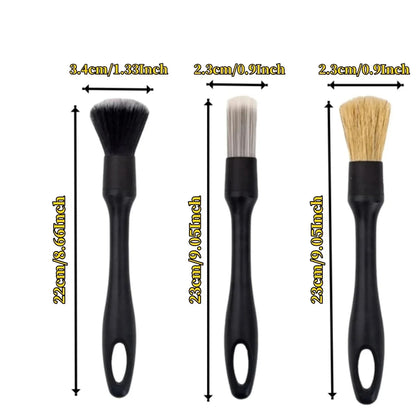 Lot pinceaux nettoyage intérieur